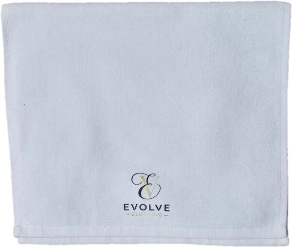 Evolve EV Script Towel - White